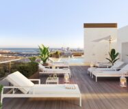 Будинки нової забудови на Золотій милі в Аліканті з видом на море