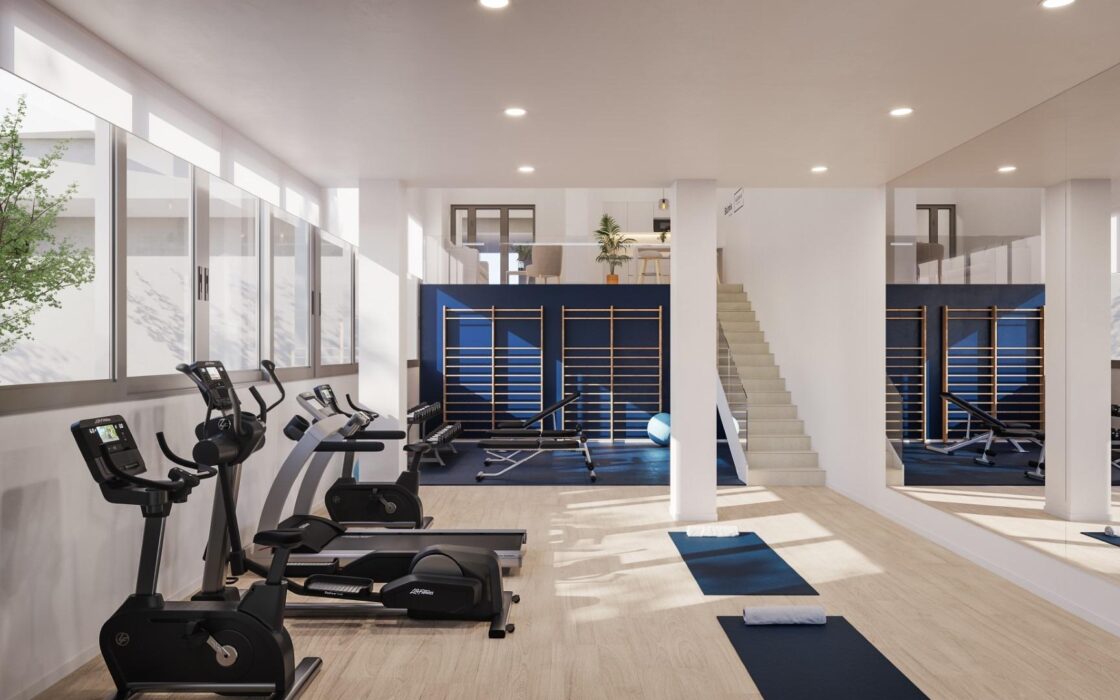 Будинки нової забудови на Золотій милі в Аліканті з видом на море