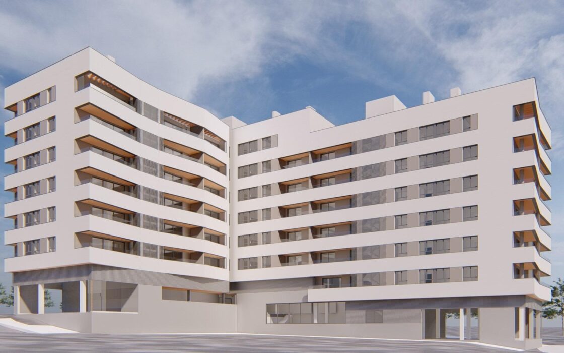 Будинки нової забудови на Золотій милі в Аліканті з видом на море