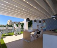 Новые апартаменты с террасой в Кальпе у моря 135 кв.м