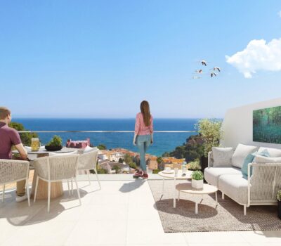 Нові апартаменти з терасою в Кальпе біля моря 135 кв.м