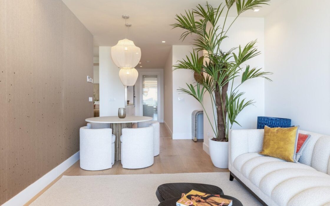 Роскошные апартаменты 2-3 спальни на первой линии Бенидорма