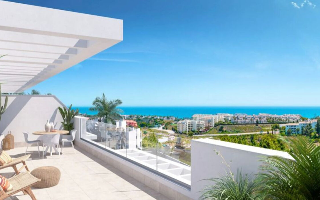 Двухспальные апартаменты 90 кв.м в новостройке Кала-де-Михас