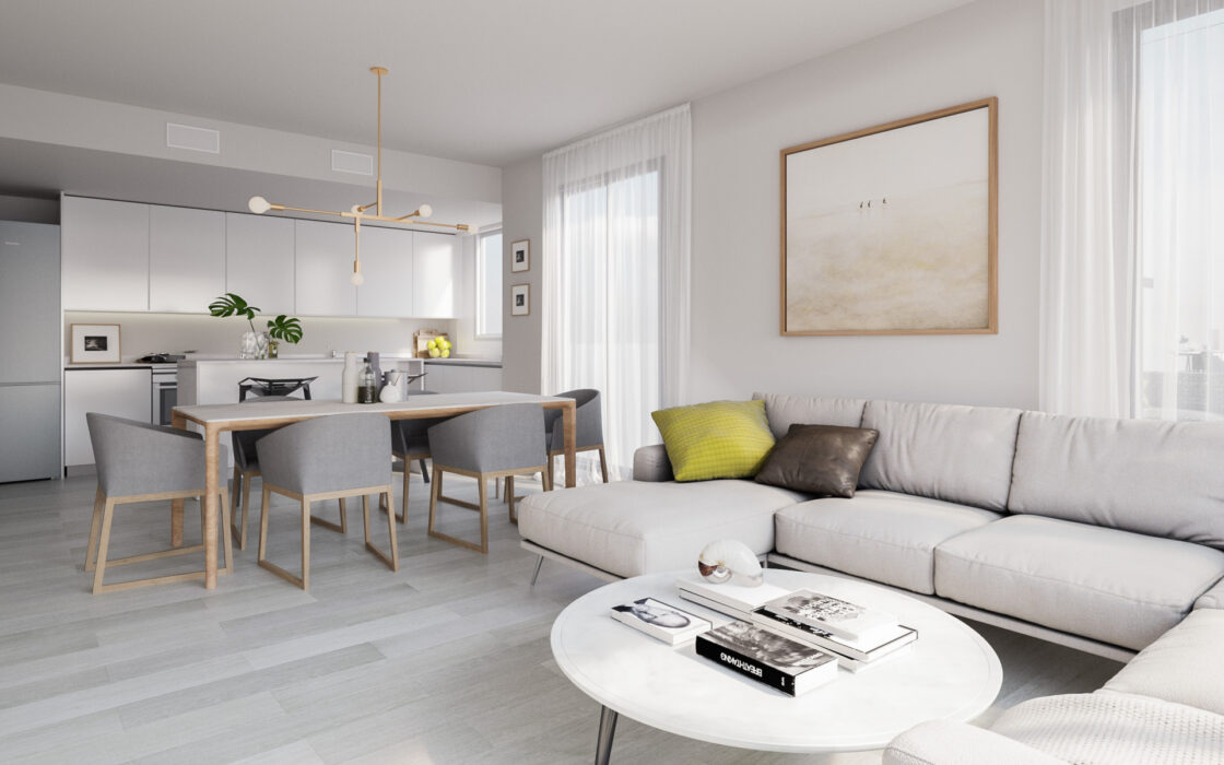 Трехспальные апартаменты в новостройке Михас Коста с террасой