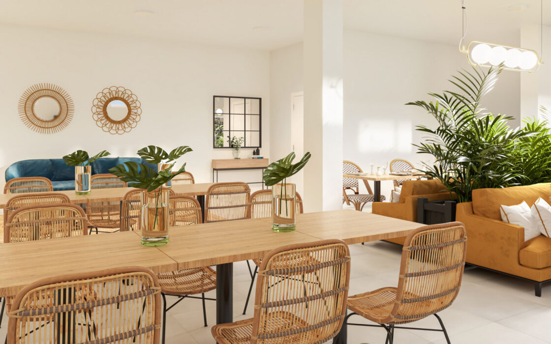 Трехспальные апартаменты в новостройке Михас Коста с террасой