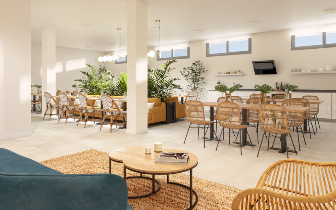 Трехспальные апартаменты в новостройке Михас Коста с террасой