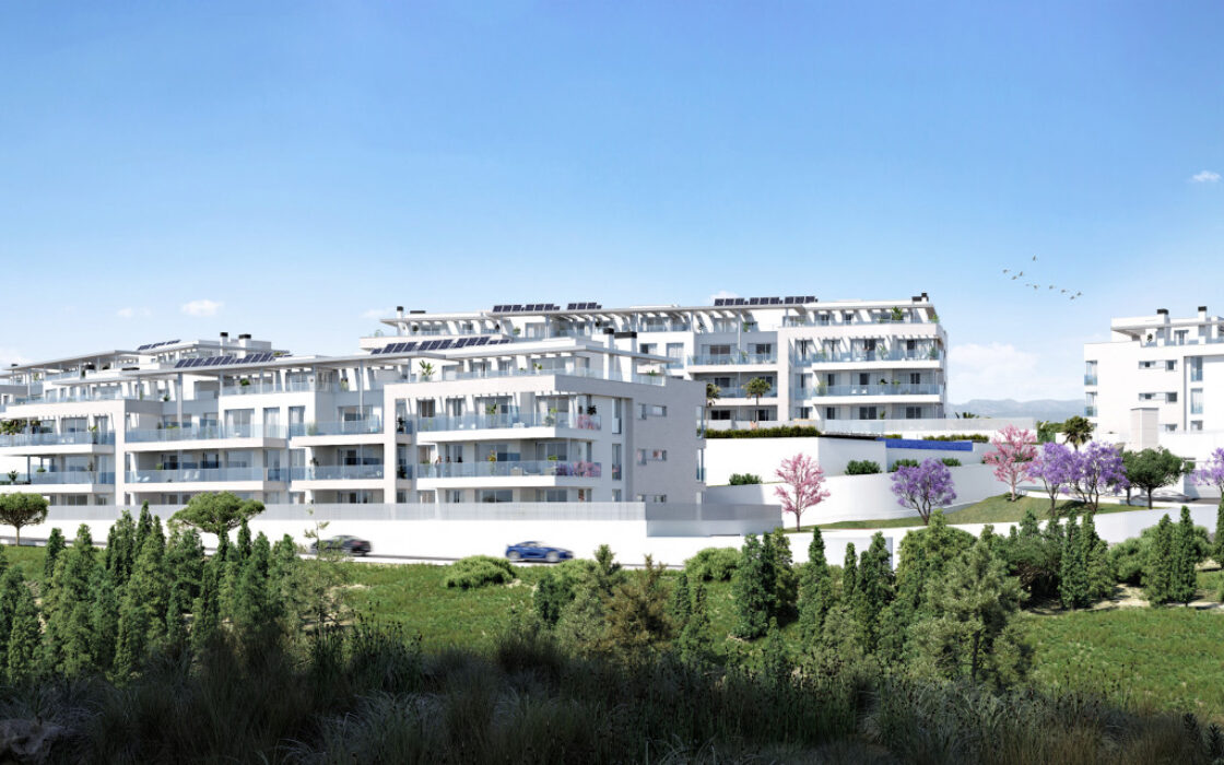 Трехспальные апартаменты в новостройке Михас Коста с террасой