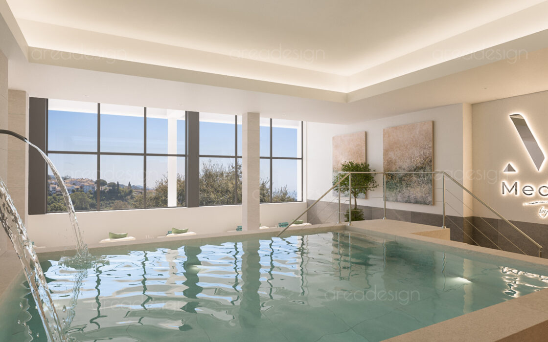 2-комнатные апартаменты с террасой в Марбелье, 87.35 кв.м.