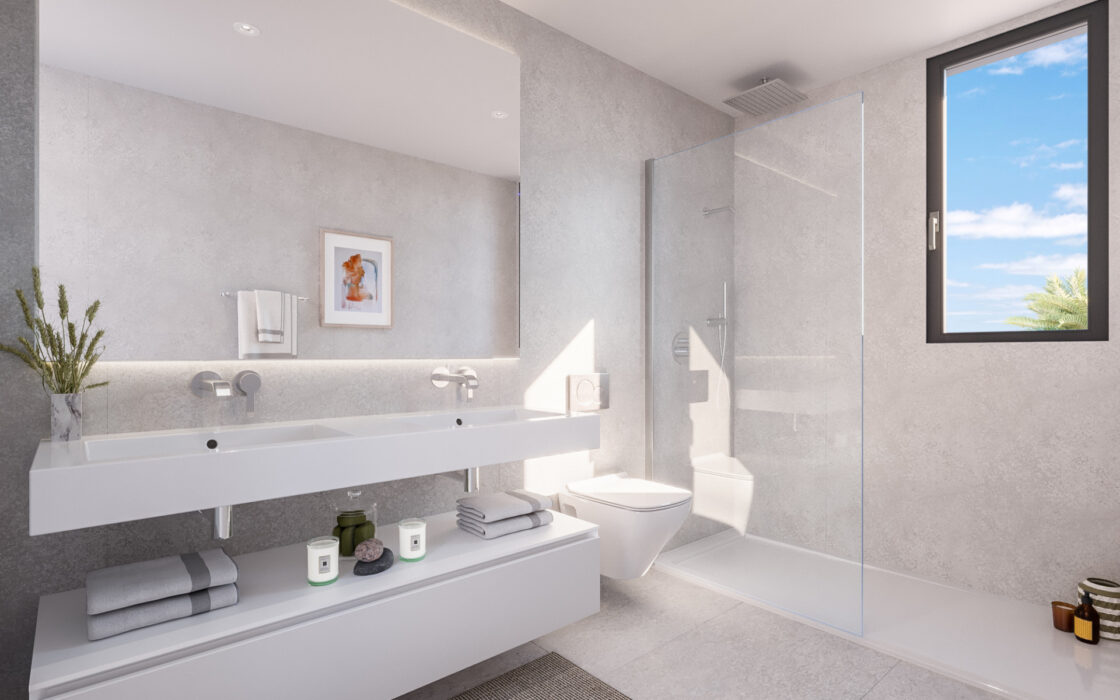 Трехкомнатные апартаменты с террасой в Марбелье 144 кв.м.