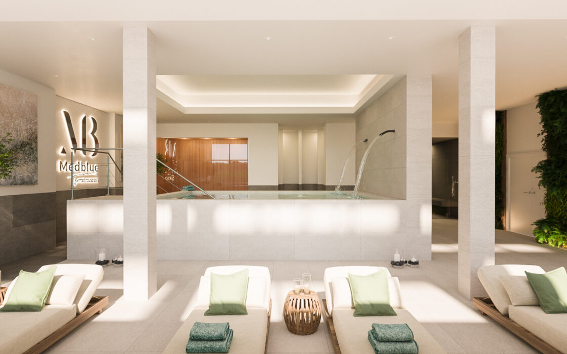 Трехкомнатные апартаменты с террасой в Марбелье 144 кв.м.