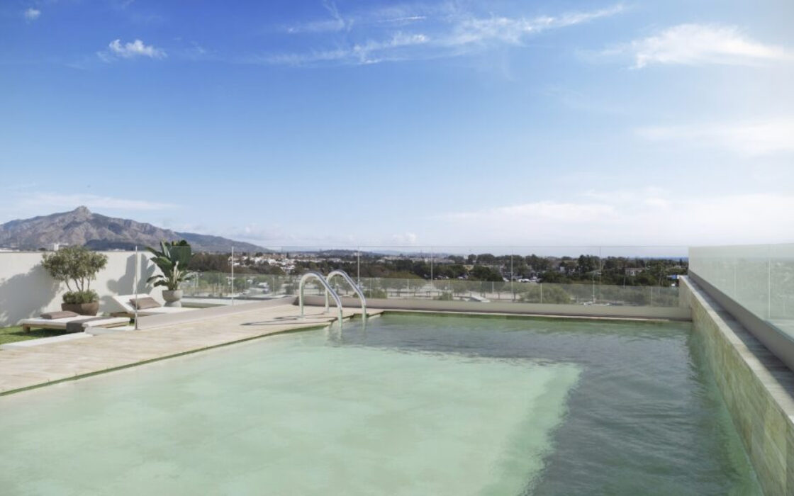 3-комнатные апартаменты с террасой в Сан-Педро де Алькантара