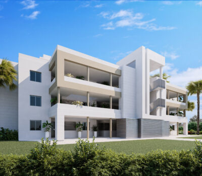 Трикімнатні апартаменти в новому комплексі біля гольфу в Міхасі