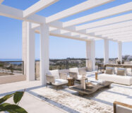 Трикімнатні апартаменти в новому комплексі біля гольфу в Міхасі