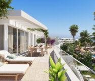 Терраса и кондиционер в квартире 3+2 в Алькаидесе 109 кв.м