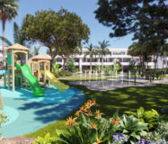 Терраса, 3 комнаты в Гольф-курорте Алькаидес 118 кв.м