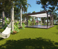 Терраса, 3 комнаты в Гольф-курорте Алькаидес 118 кв.м