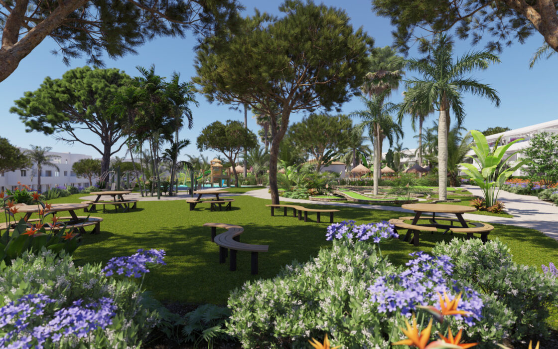 Терраса, 3 комнаты в Гольф-курорте Алькаидес 118 кв.м