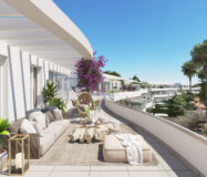 Терраса, 3 комнаты в Гольф-курорте Алькаидес 118 кв.м