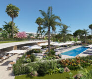 Терраса, 3 комнаты в Гольф-курорте Алькаидес 118 кв.м