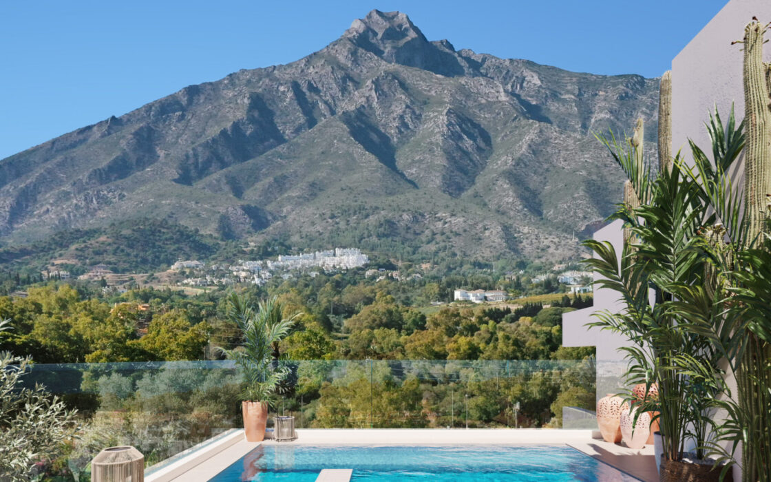 Четырехкомнатный пентхаус в Марбелье с террасой 418,28 кв.м