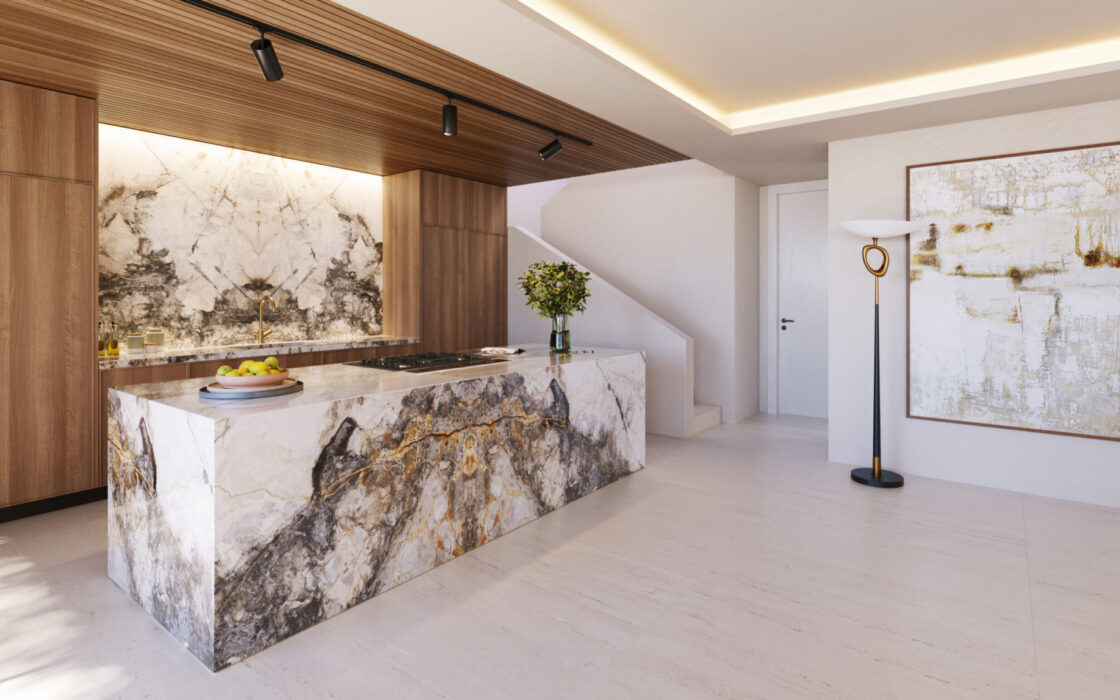 Трехкомнатные квартиры в Марбелье с террасой 123 кв.м