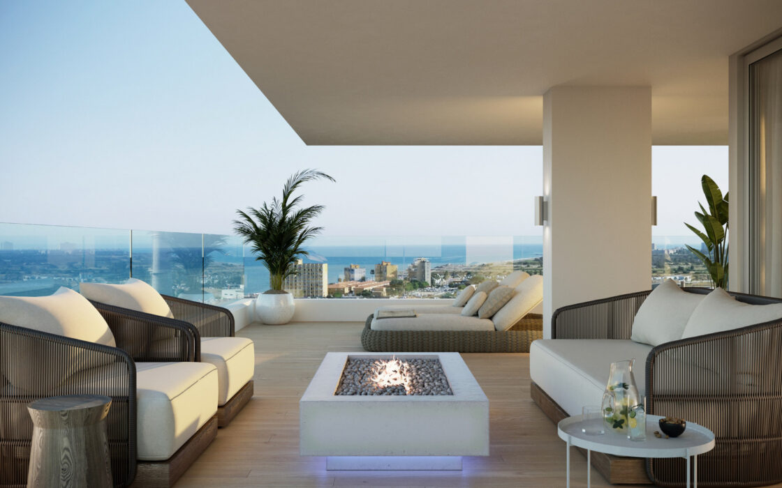 Апартаменти у моря в Малаге, 4 спальні, 369.15 кв.м.