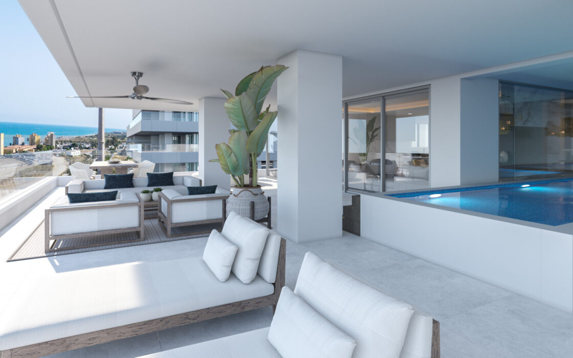 Апартаменти у моря в Малаге, 4 спальні, 369.15 кв.м.