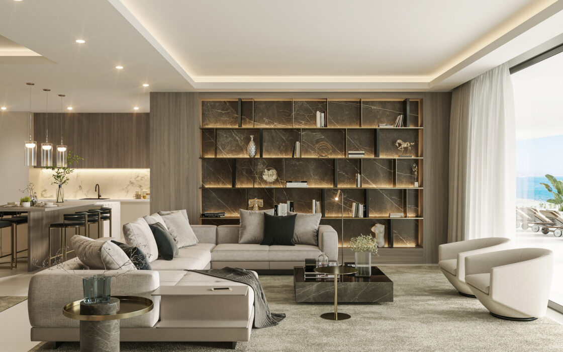 Апартаменти у моря в Малаге, 4 спальні, 369.15 кв.м.