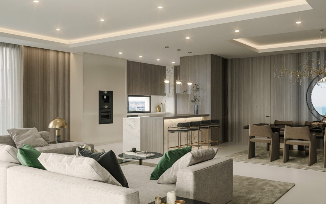 Апартаменти у моря в Малаге, 4 спальні, 369.15 кв.м.