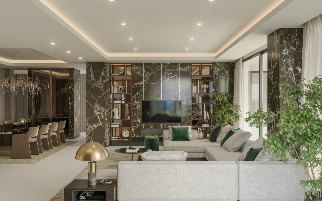 Апартаменти у моря в Малаге, 4 спальні, 369.15 кв.м.