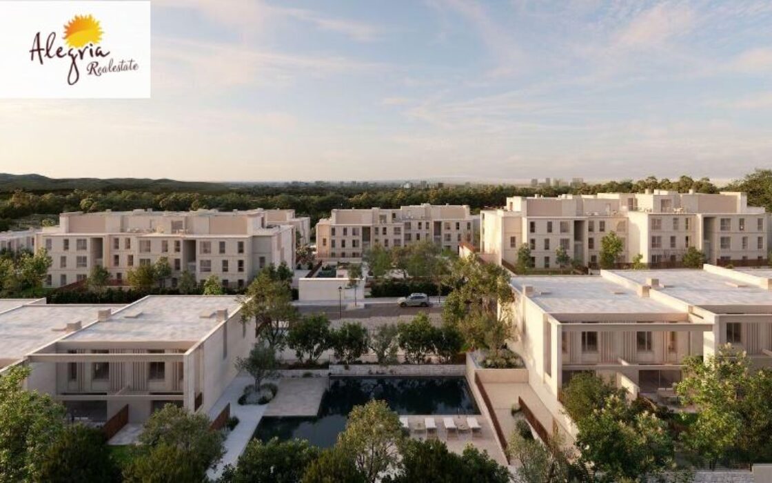 Апартаменты 115.5 кв.м в Godella с террасой и бассейном