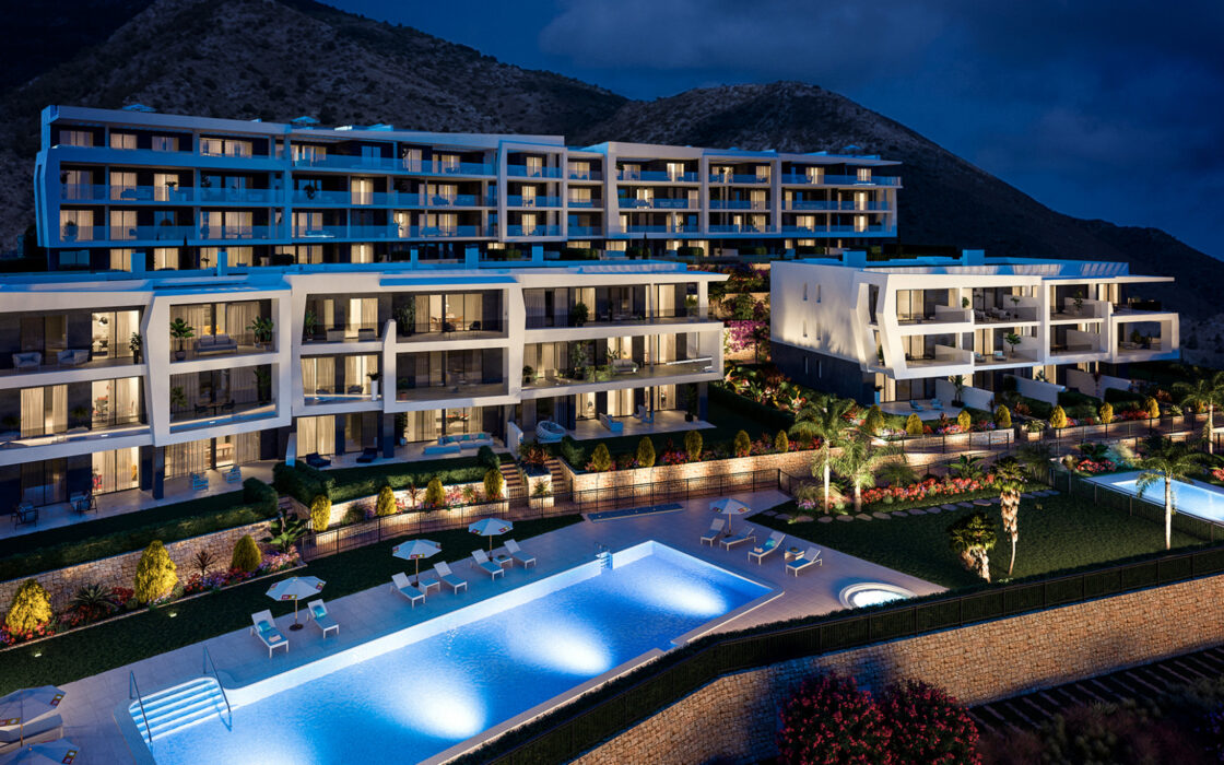 Трехспальные апартаменты с террасой в Эль Игерон Фуэнхиролы