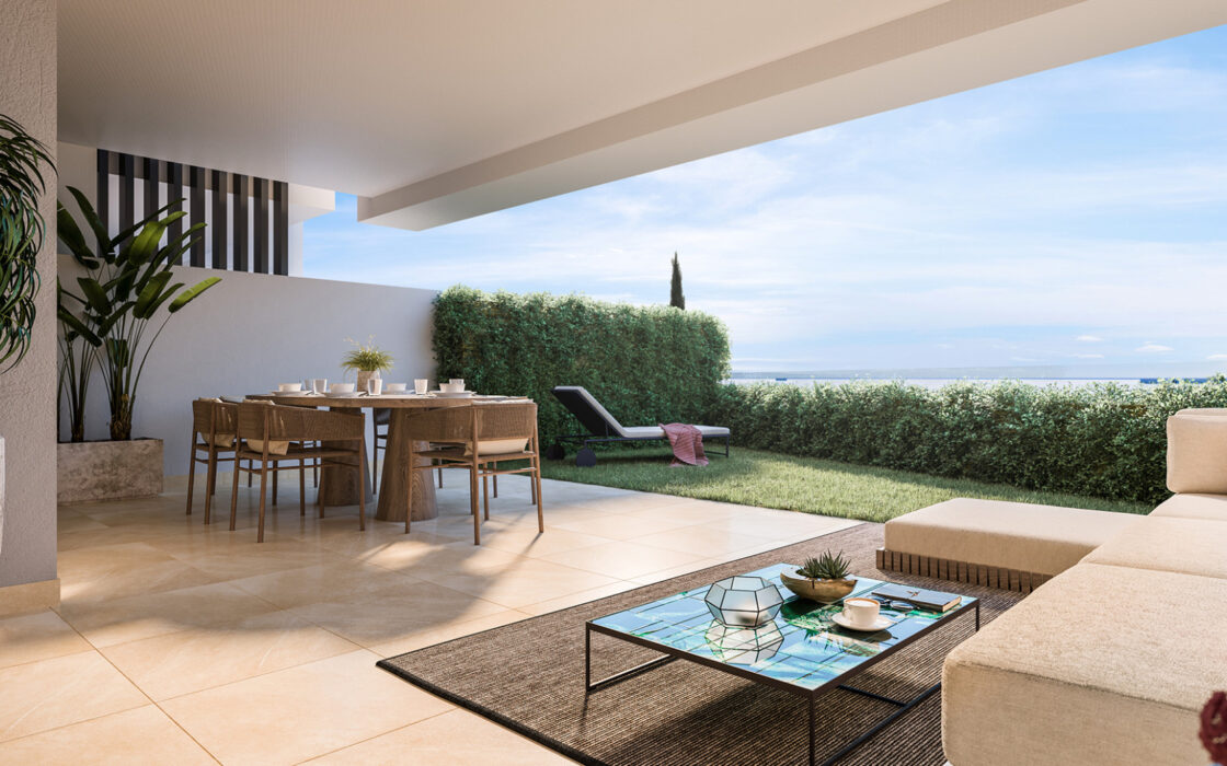 Трехспальные апартаменты с террасой в Эль Игерон Фуэнхиролы