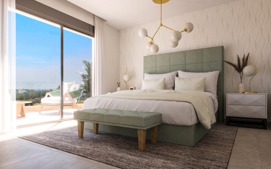 2-спальні апартаменти в Естепоні з терасою 140.62 кв.м