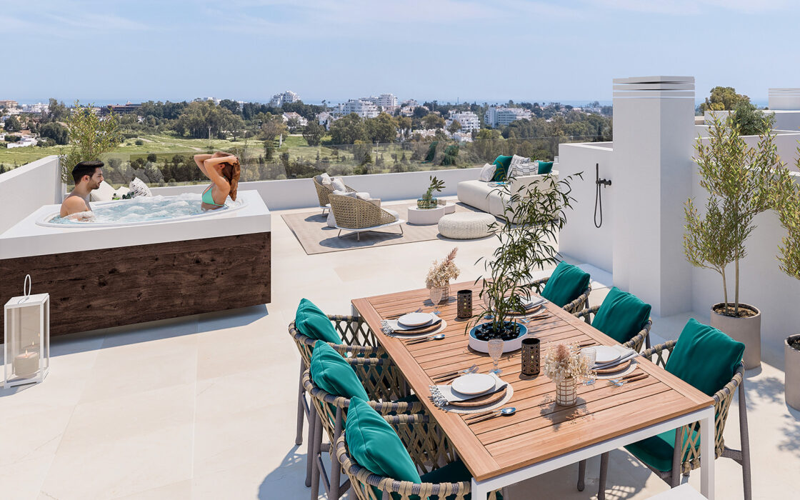 3-комнатные апартаменты с террасой в Аталайе 150 кв.м