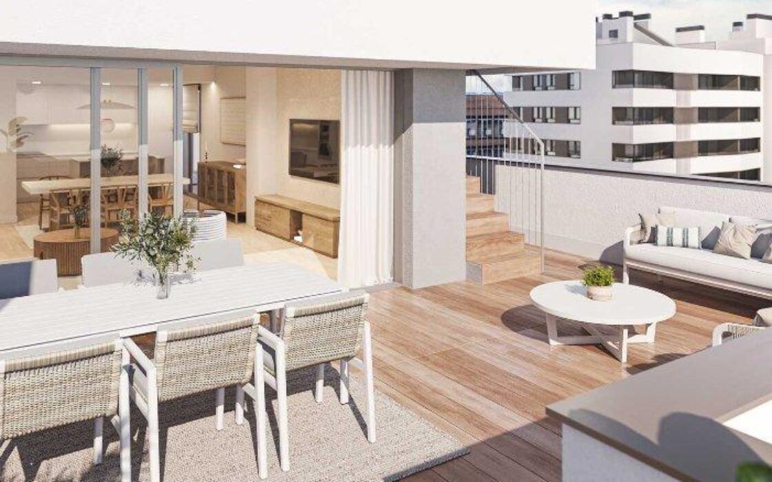 Апартаменти в Аліканте 92 кв.м з терасою біля моря