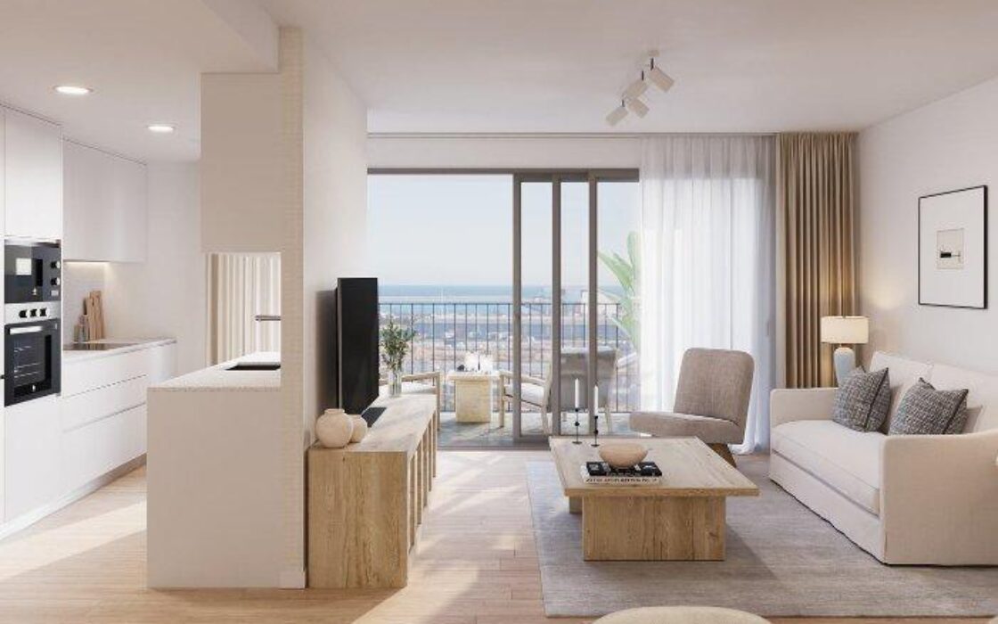 Апартаменти в Аліканте 134 кв.м з терасою біля моря