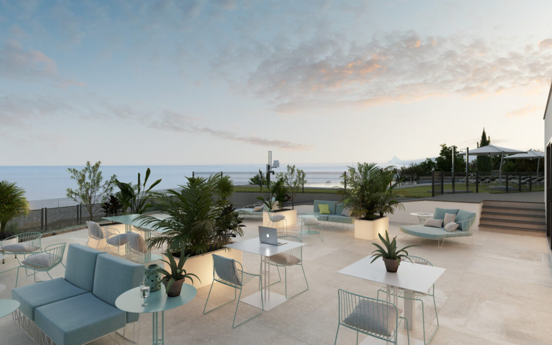 3-кімнатні апартаменти на Касарес Коста з терасою 118 кв.м