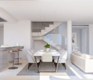 Двухспальные апартаменты на первом этаже в Михас-Коста с террасой 69.83 кв.м