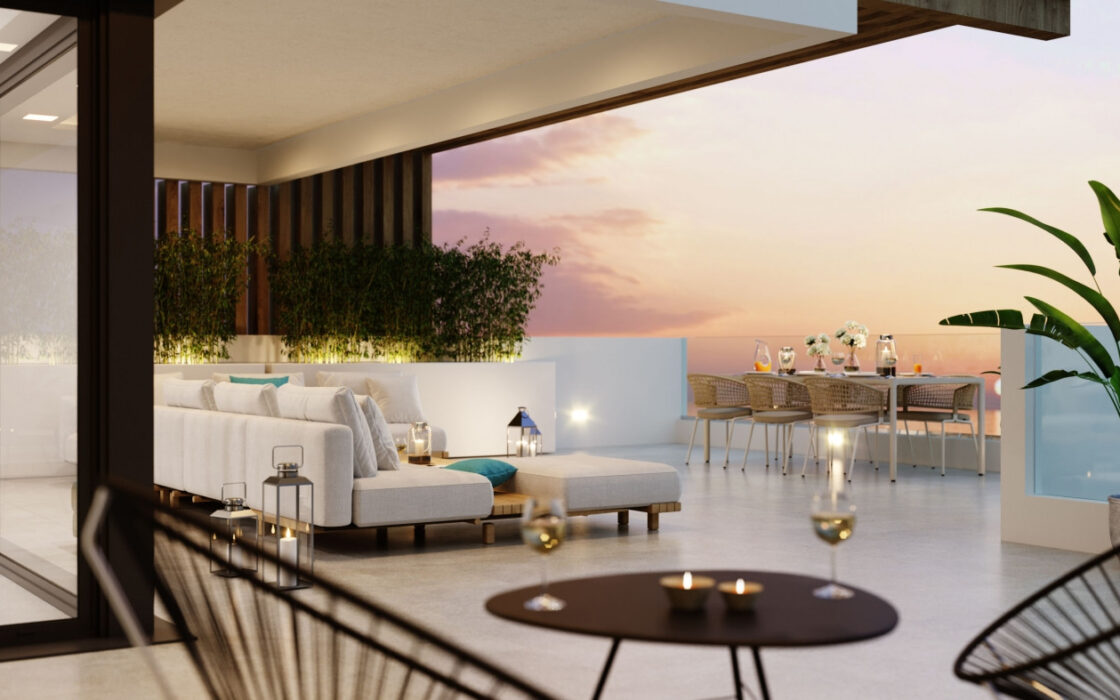 Апартаменти з 2 спальнями в Естепоні з терасою 85.52 кв.м