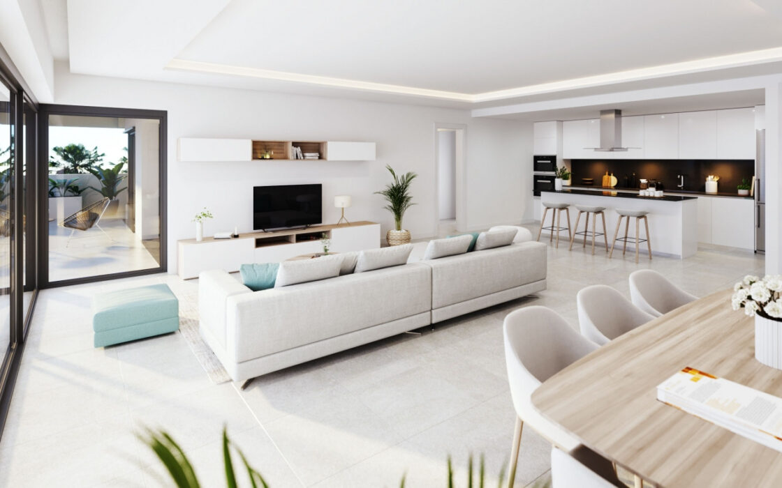 Апартаменти з 2 спальнями в Естепоні з терасою 85.52 кв.м