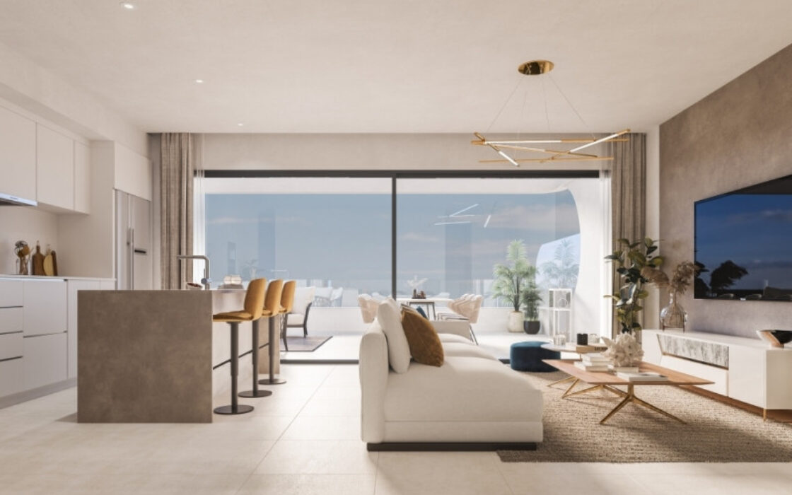 4-кімнатні апартаменти в Естепоні з терасою 129.35 кв.м.