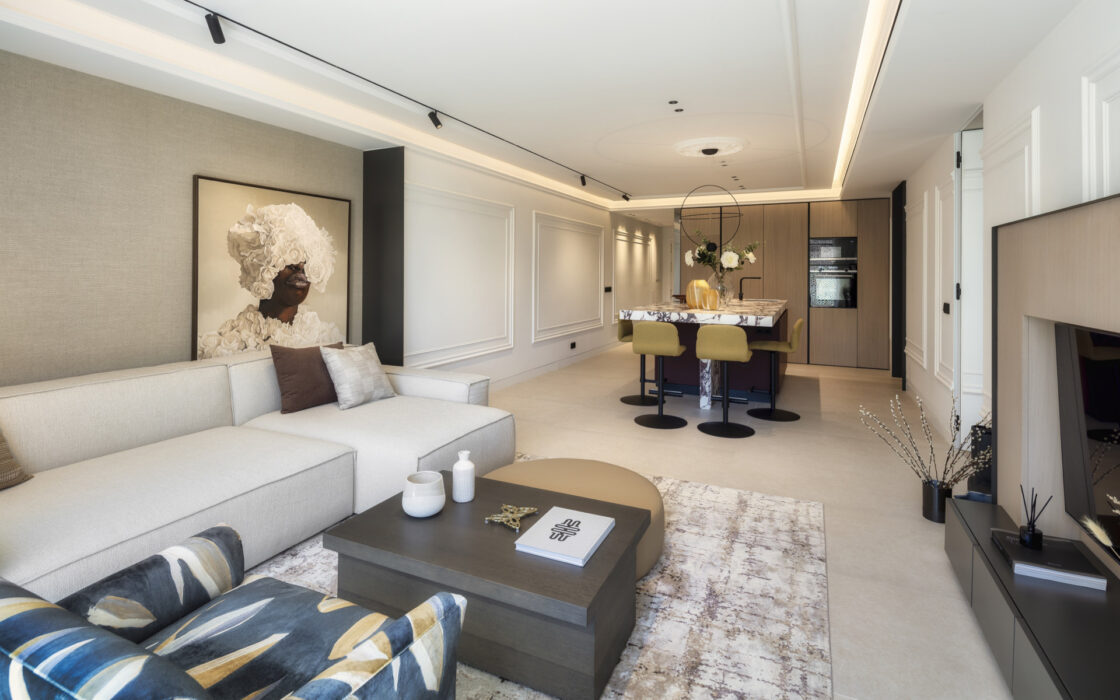 Элитные апартаменты с террасой на Золотой Миле 118 кв.м