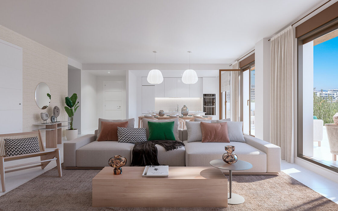 Квартири у моря в Естепоні 3 кімнати 98 кв.м з терасою