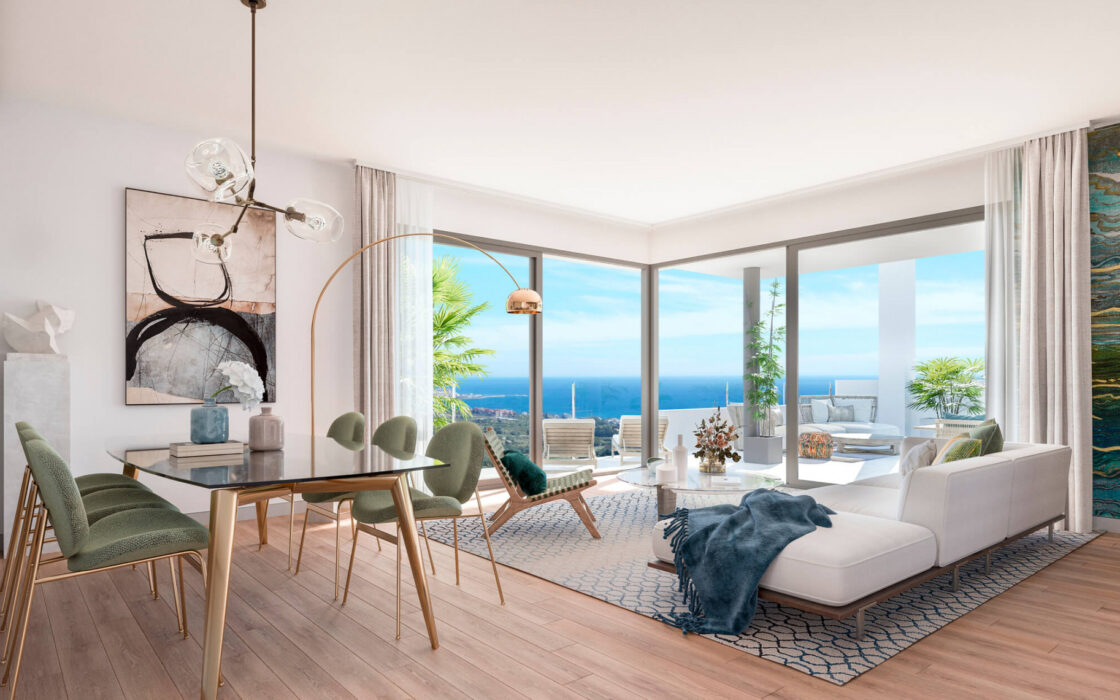 2-комнатные апартаменты в Касаресе с террасой 111.42 кв.м