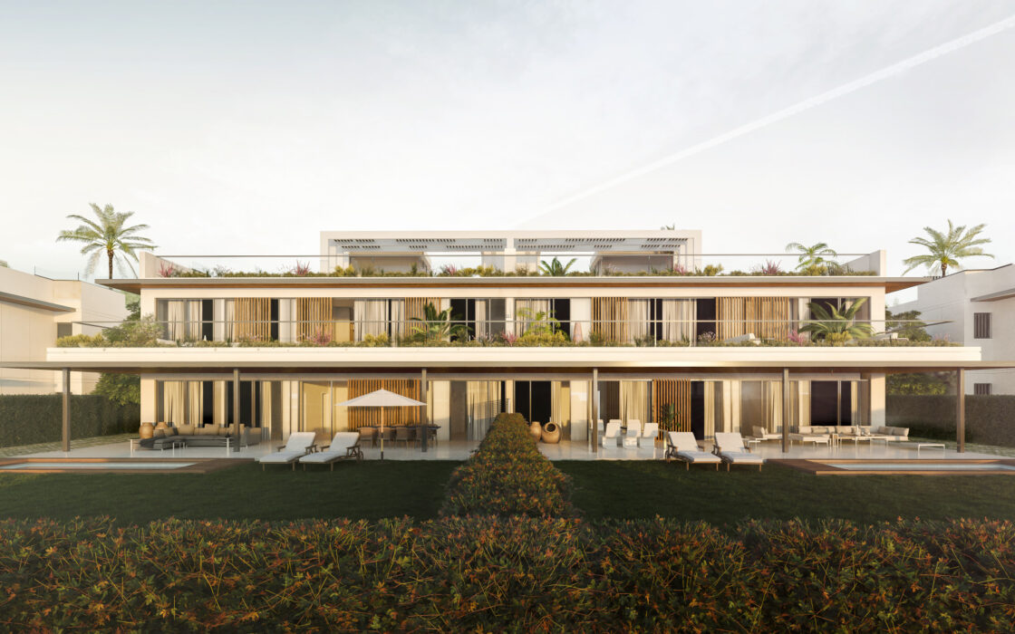 Трехкомнатные апартаменты в Марбелье с террасой 211.97 кв.м