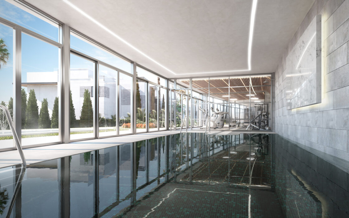 Четырехкомнатные апартаменты в Марбелье с террасой 255 кв.м