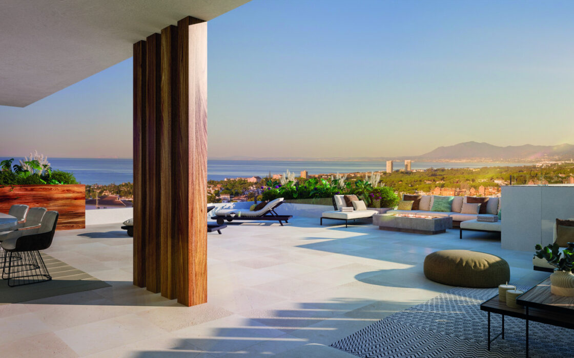 Апартаменты в Марбелье 164 кв.м с видом на море