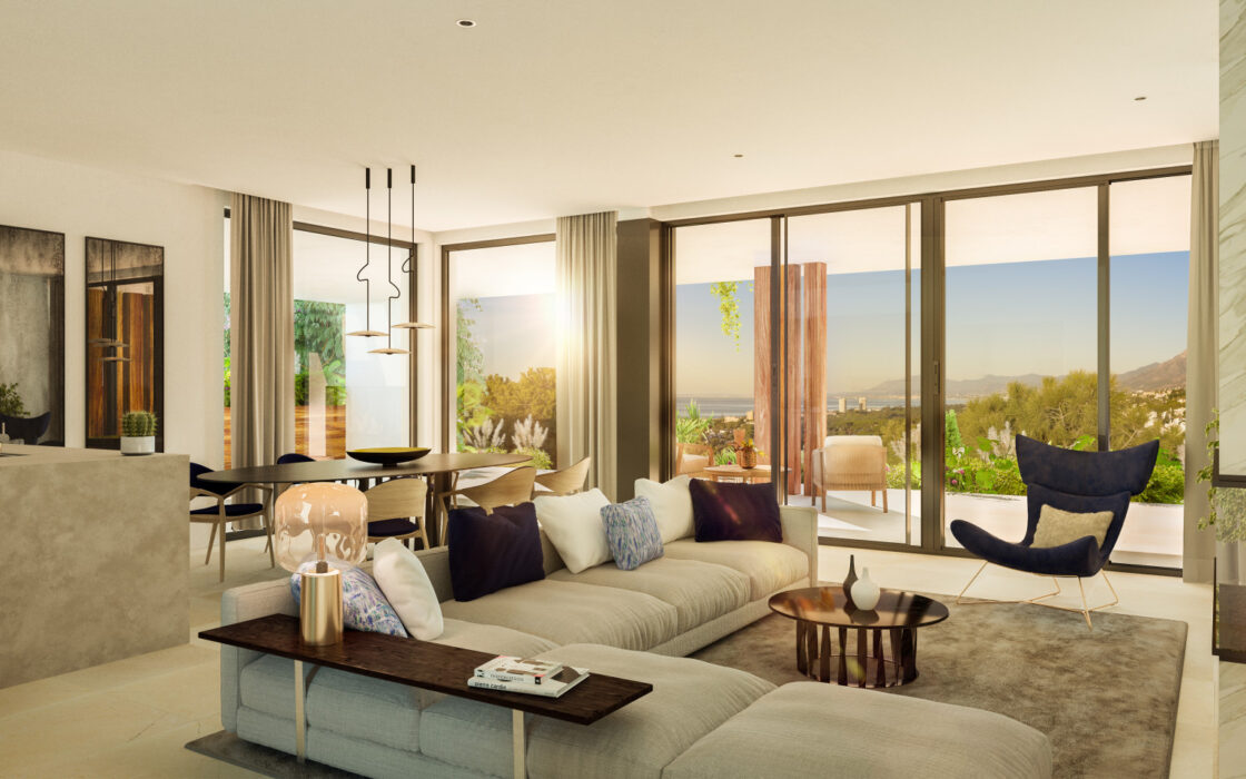 Апартаменты в Марбелье 164 кв.м с видом на море