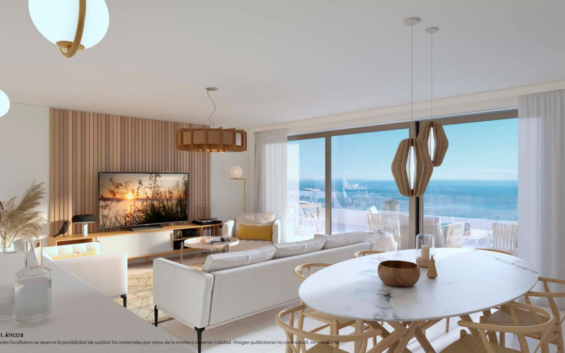 2-кімнатні апартаменти з терасою в Фуенхиролі 80 кв.м